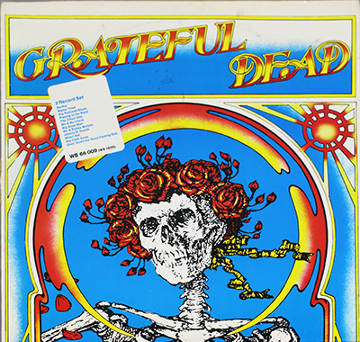 GRATEFUL DEAD - Self-Titled aka Skull and Roses  album front cover vinyl record